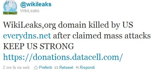 Wikileaks vs EveryDNS.net