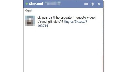 Facebook bottone chat confidenziale