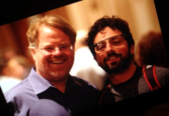 Robert Scoble e Sergey Brin