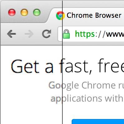 Google Chrome per Retina Display