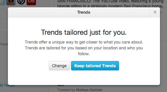Twitter annuncia i Trends personalizzati