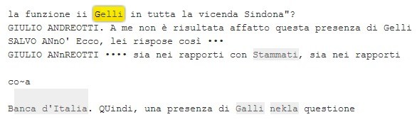 Estratto dei documenti della Commissione Anselmi sulla P2