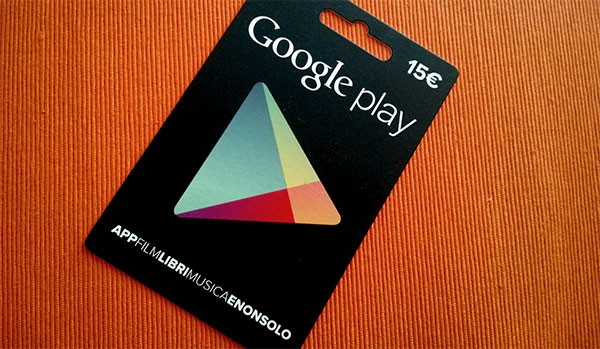 Carte regalo Google Play: guida all'uso