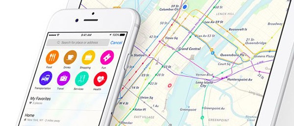 Mappe di iOS 9