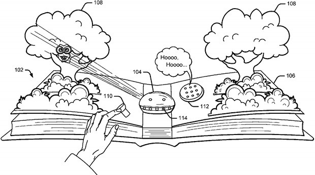 Lo schema incluso nel brevetto "Storytelling device" depositato da Google