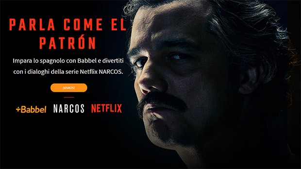 Netflix y Babbel te ayudan a aprender español, junto al elenco de Narcos