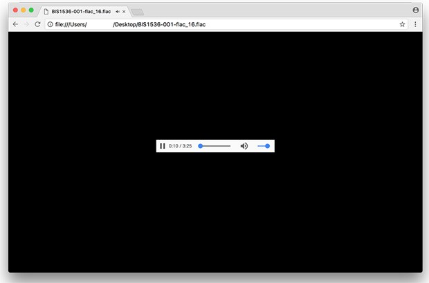 La versione 56 di Google Chrome integra il supporto ufficiale al formato audio FLAC, per la riproduzione all'interno del browser