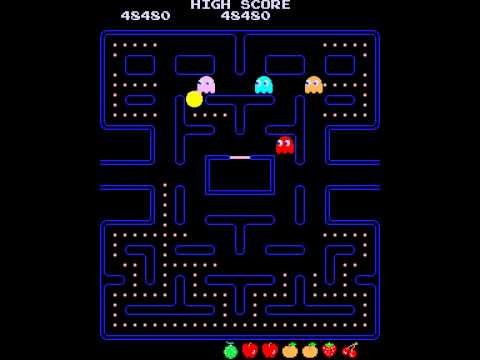 La prima versione di Pac-Man, nelle sale giochi dal 1980