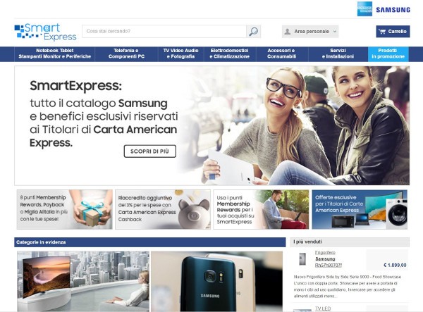 SmartExpress, shopping online ad alta tecnologia