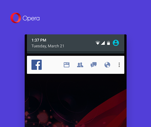 Opera Mini - Facebook