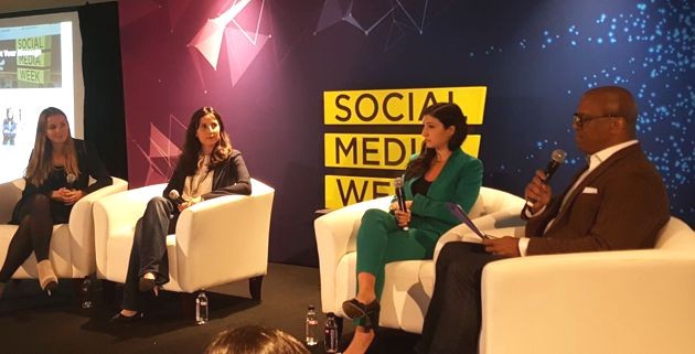 Erika Mandraffino alla Social Media Week di New York