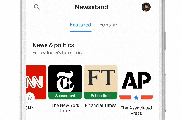 Google News: l'abbonamento alle testate