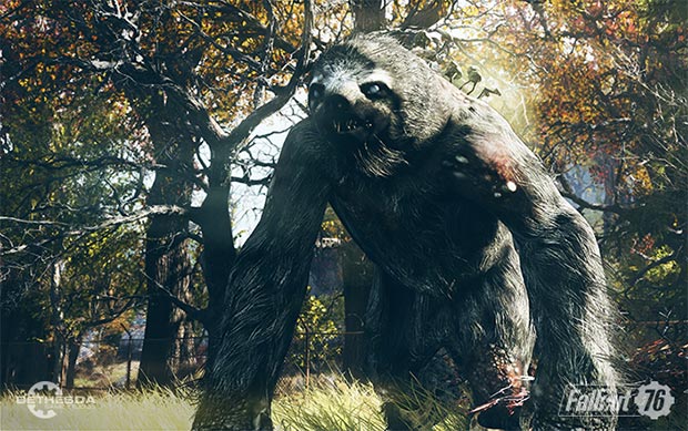 Una delle poco raccomandabili creature che si incontreranno in Fallout 76