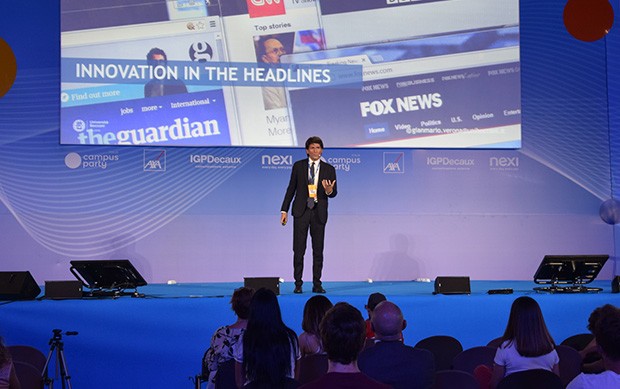 Gianmario Verona, Rettore dell'Università Bocconi, sul palco di Campus Party