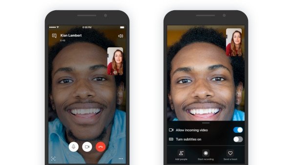 Skype, nuova interfaccia per le videochiamate