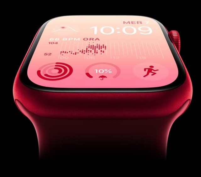 apple watch series 8 da 45 mm display