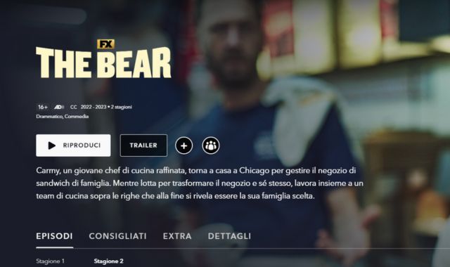 The Bear streaming stagione 2