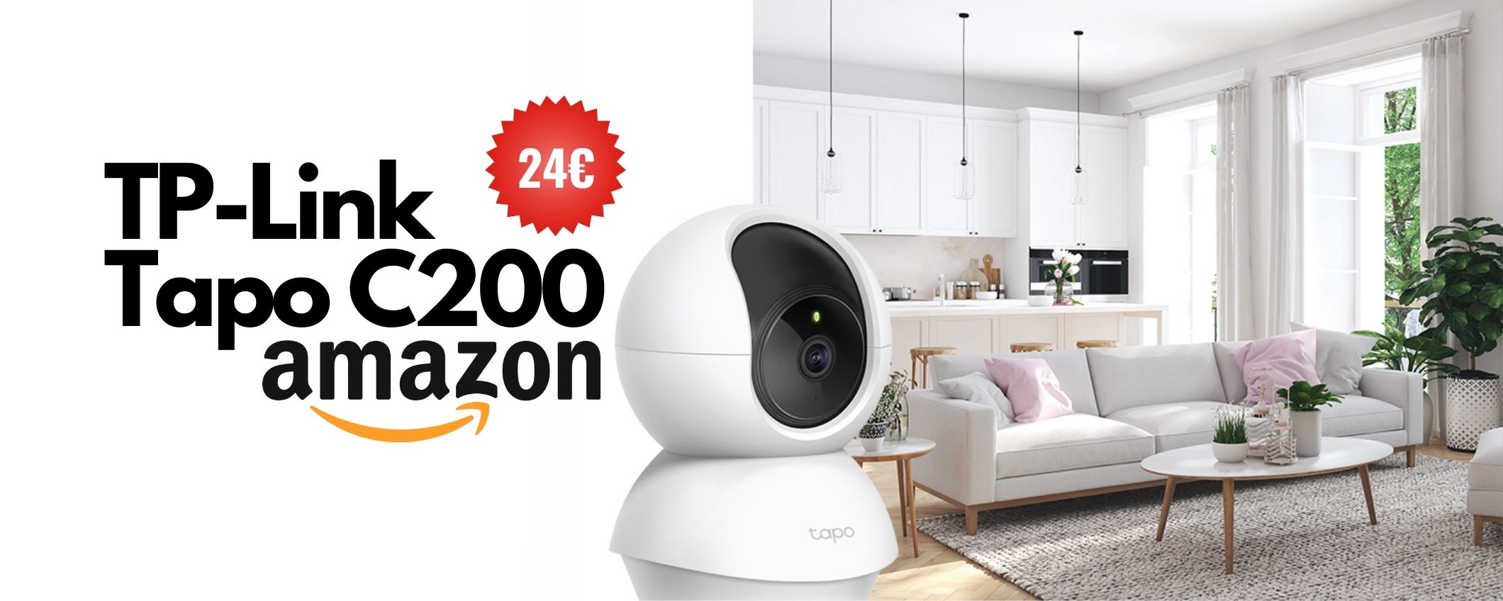 TP-Link Telecamera Wi-Fi Interno, Videocamera sorveglianza 1080P