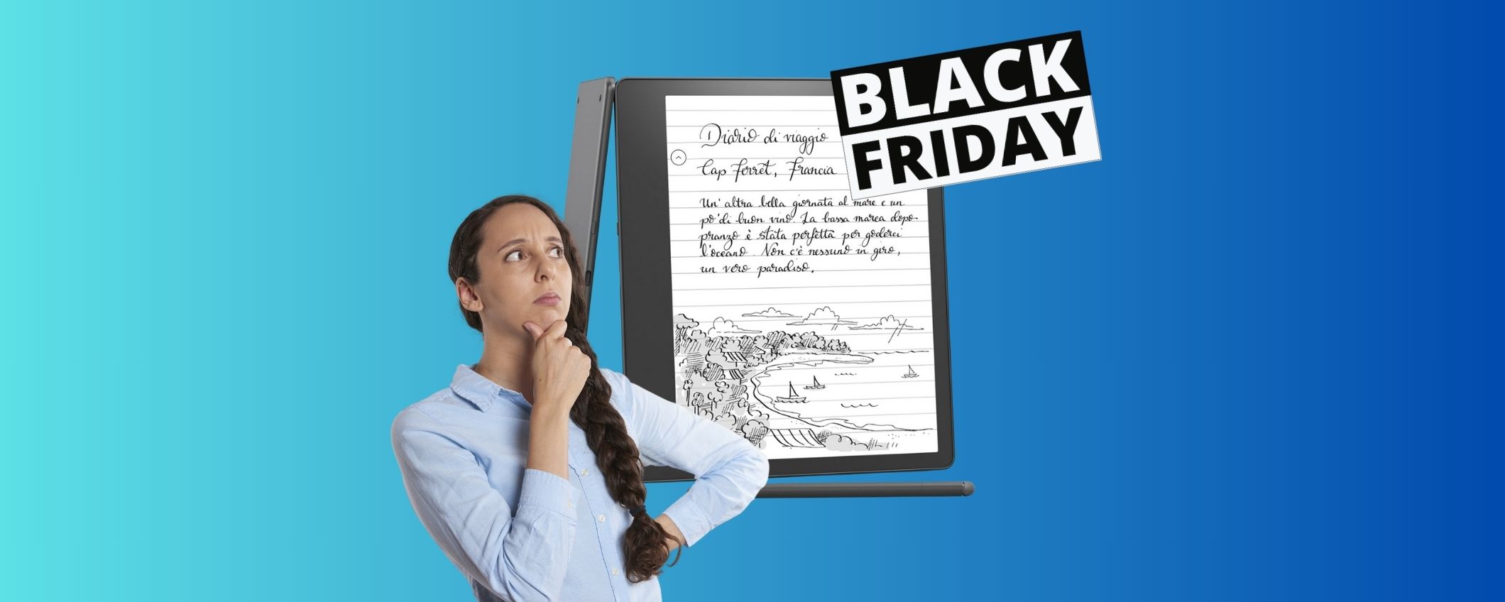 Kindle Scribe in SCONTO Black Friday: da comprare ORA! - Webnews