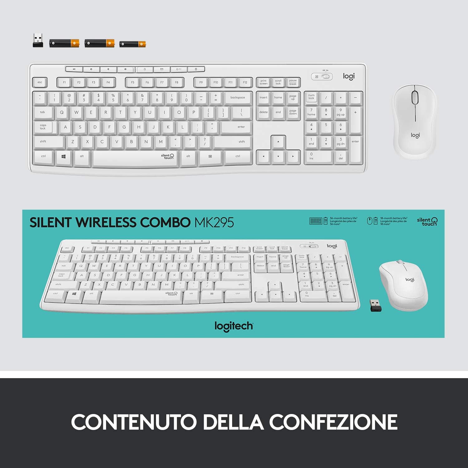 Logitech MK295, il kit COMPLETO mouse e tastiera wireless silenzioso a soli  29€ su  - Webnews