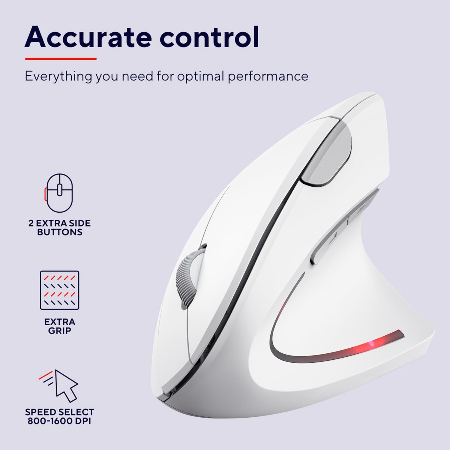 Mouse wireless Trust Verto: comodo, potente e VERTICALE costa appena 21€ -  Webnews