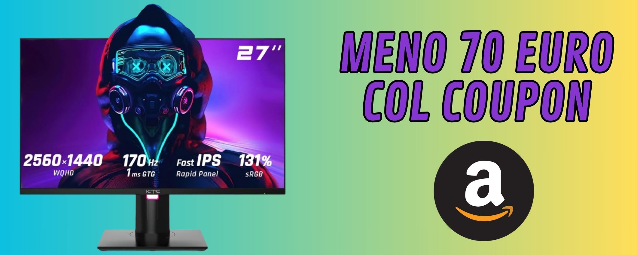 KTC Monitor Gaming 27, grosso, velocissimo, per veri Pro e soprattutto  scontatissimo! - Webnews