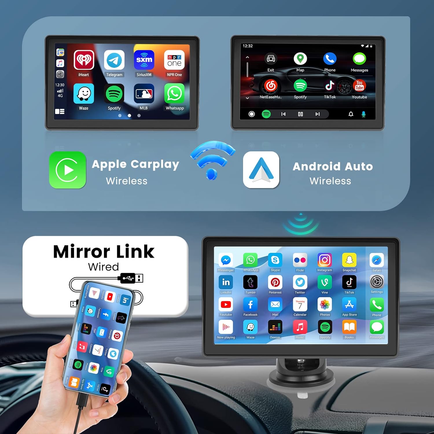 CarPlay e Android auto