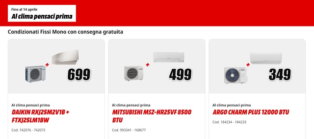 al clima pensaci prima nuova promozione mediaworld