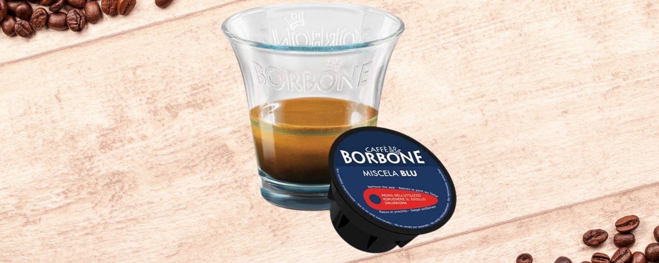 Caffè Borbone Miscela Blu: 90 CAPSULE per Dolce Gusto a PREZZO SCORTA (-15%)