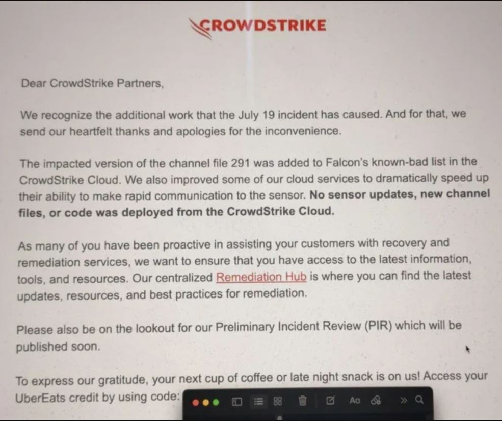 gift card crowdstrike