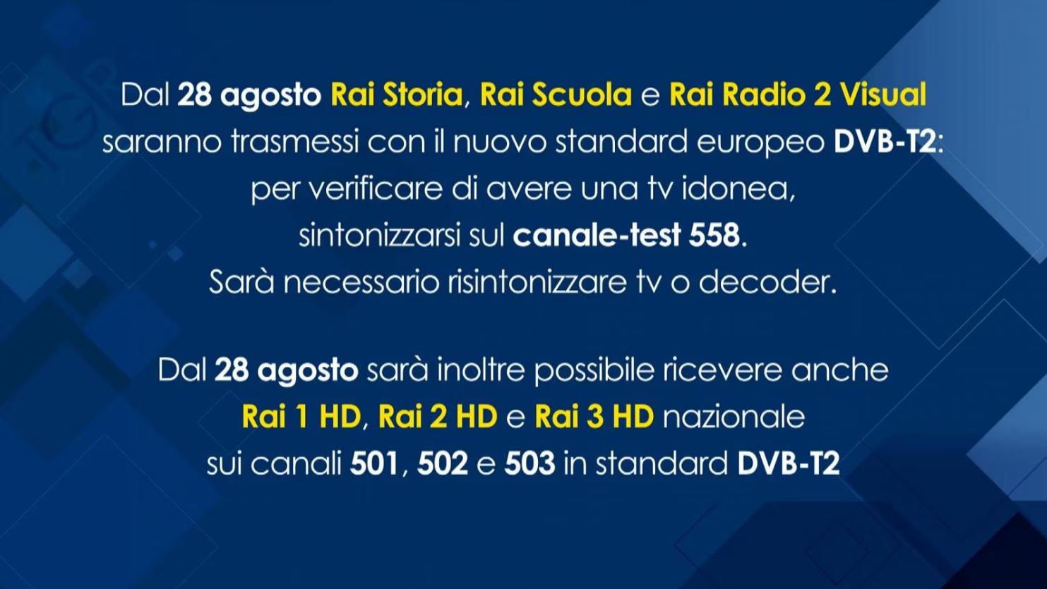 nuovo digitale terrestre