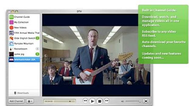 DTV: Internet TV on Your Mac