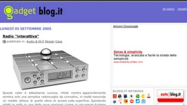 Da Blogo arriva Gadgetblog