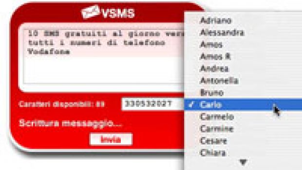 vSMS 0.2: mandare SMS dalla Dashboard è ancora più facile