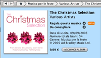 Su iTMS la musica di Natale