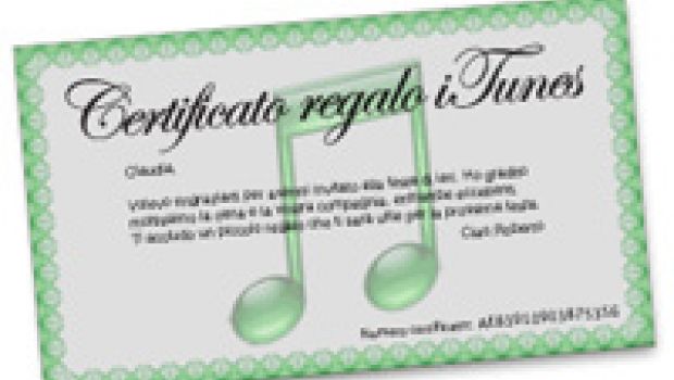 Idea regalo last minute: i Certificati iTunes