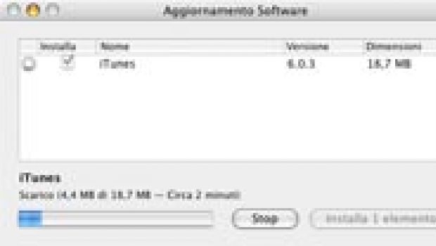 Aggiornamento per iTunes e iLife 06