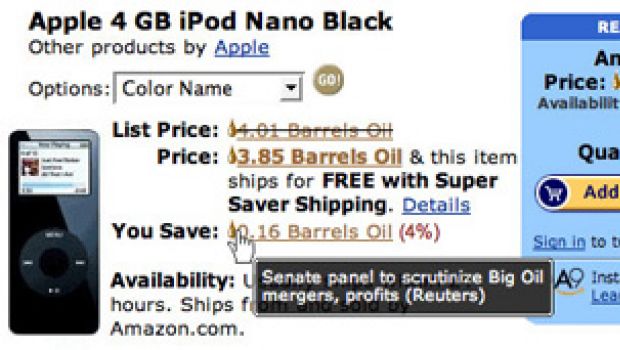 Un iPod Nano vale 3,85 barili di petrolio?