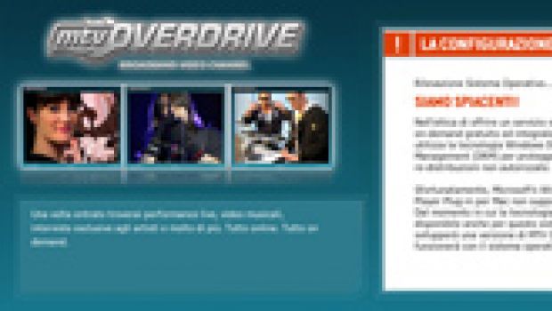 Mtv Overdrive compatibile con Mac, ma non in Italia