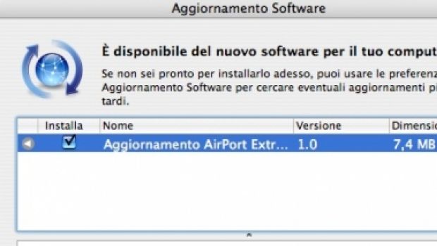 Aggiornamento Airport Extreme 2007-001