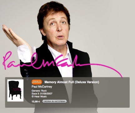 Tutto Paul McCartney su iTunes Store