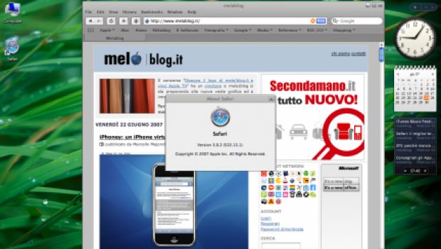 Disponibile Safari 3.0.2, Mac+PC