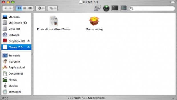 Disponibile iTunes 7.3