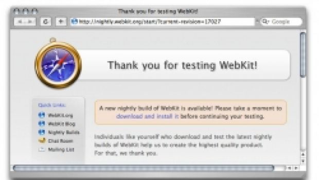 Ecco gli obiettivi del WebKit