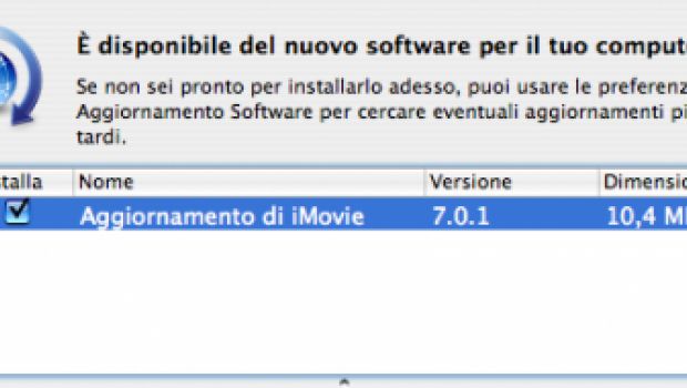 Rilasciato l'update 7.0.1 di iMovie