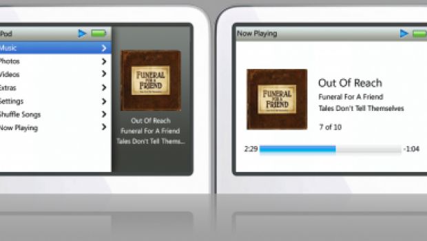 Il software di iPod Classic su iPod 5G