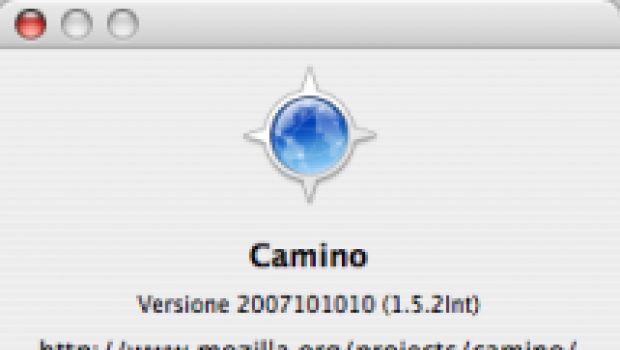 Disponibile Camino 1.5.2 dal sito mirror