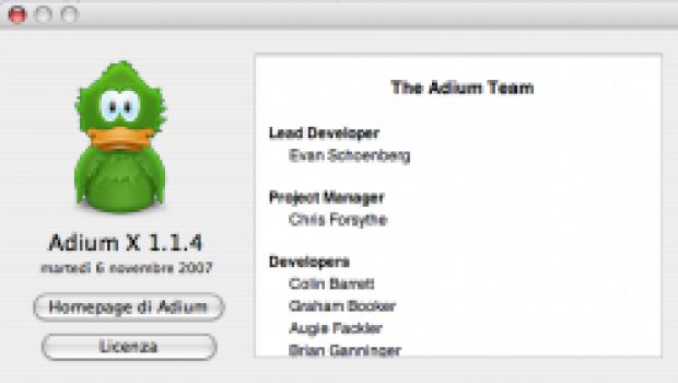 Adium 1.1.4 disponibile