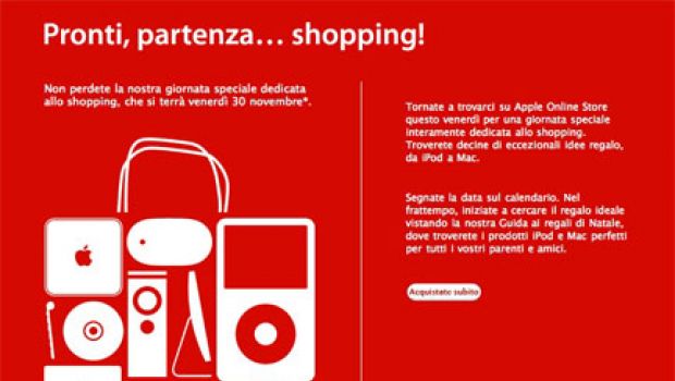 Venerdì 30 Novembre: Apple Black Friday in Italia