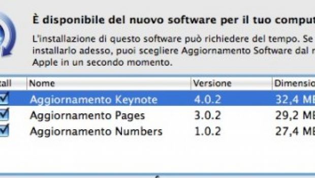 Apple aggiorna iWork '08